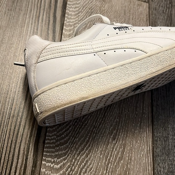 Men’s White Puma Smash v2 L Plus Sneakers - Picture 10 of 11